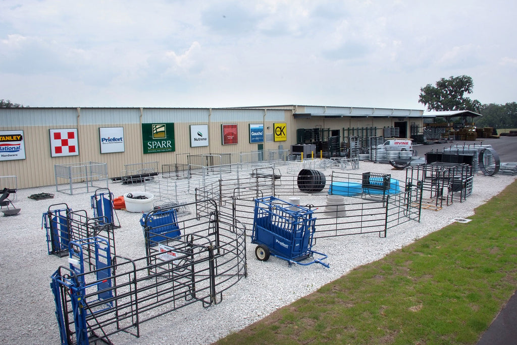 Sparr Building & Farm Fence Supplies Livestock Equipment Horse Feed