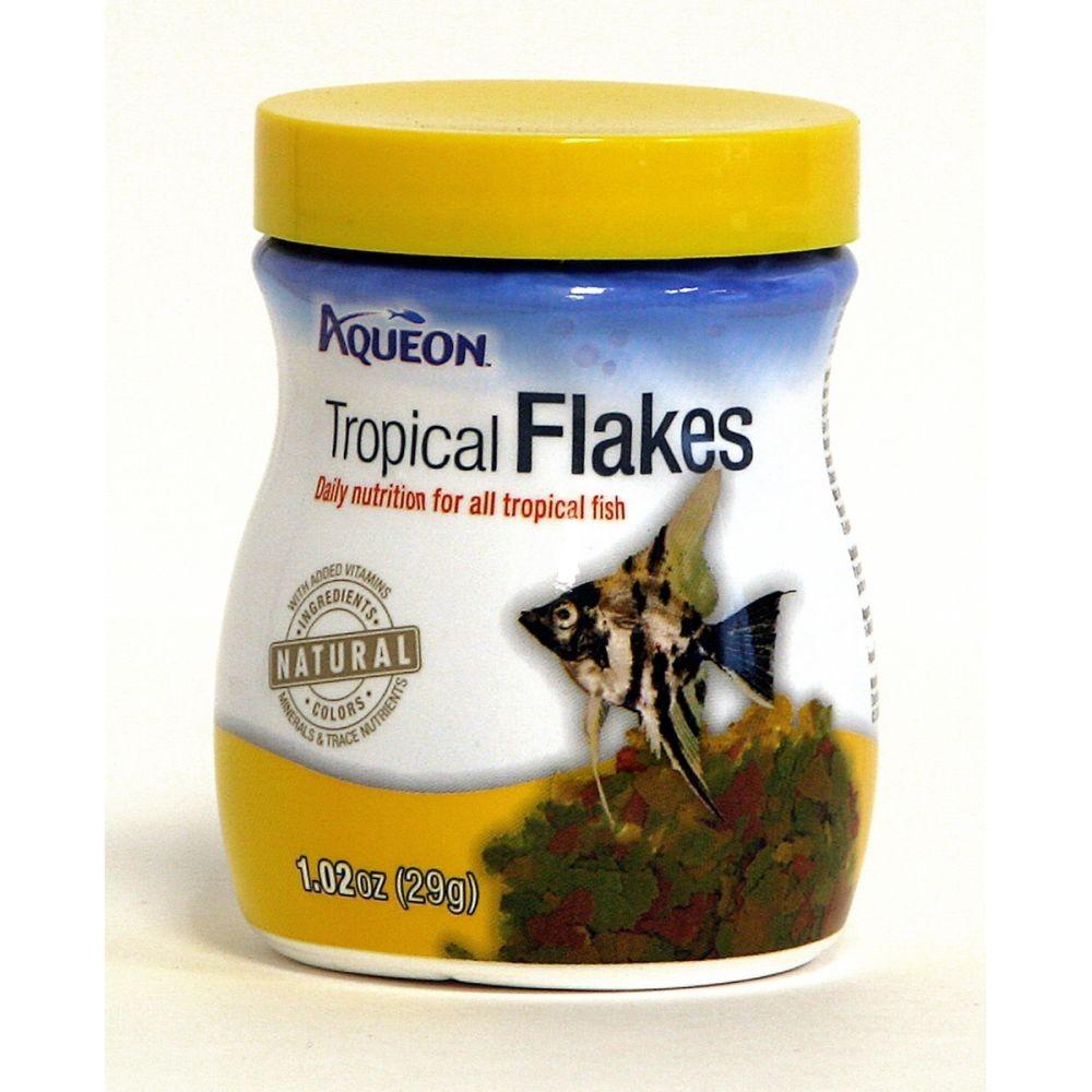 Aqueon Tropical Flaked Fish Food 1.02oz Jar