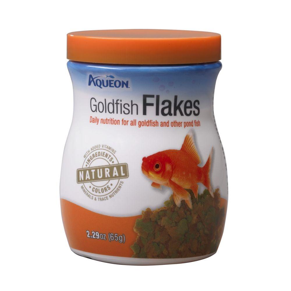 Aqueon Goldfish Flakes Fish Food 2.9oz Jar