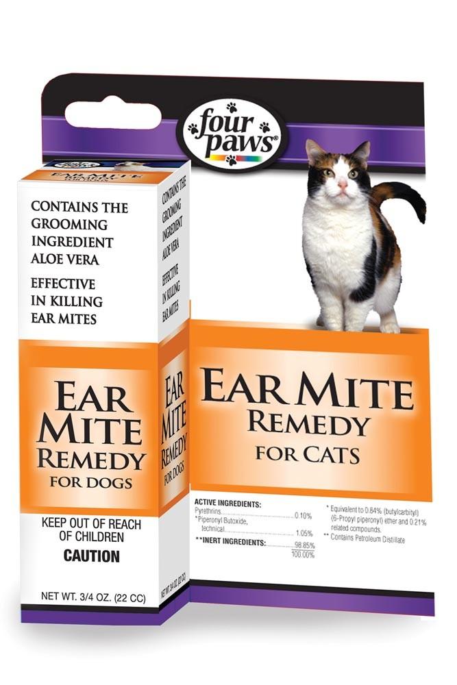 Four Paws Aloe Ear Mite Treatment Cat .75oz