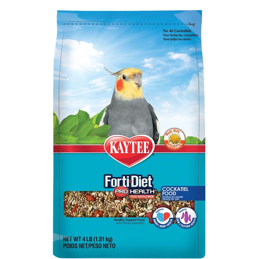 Kaytee Forti-Diet Pro Health Feather Cockatiel Safflower Food 4lb