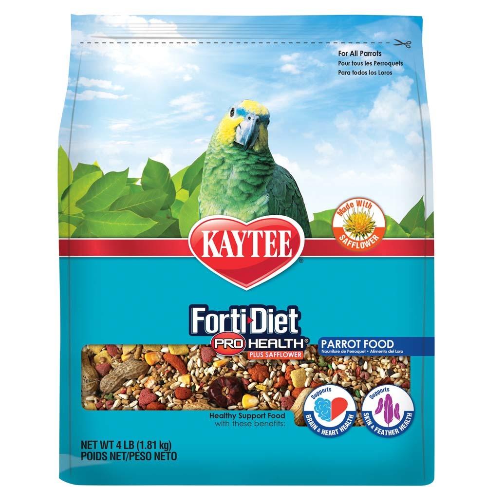 Kaytee Forti-Diet Pro Health Feather Parrot Safflower Food 4lb