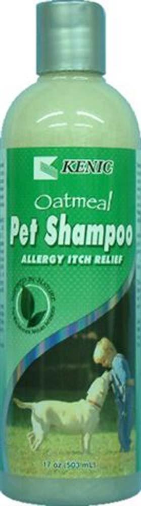 Kenic Oatmeal Soap/Detergent Free, Conditioning Pet Shampoo 17oz