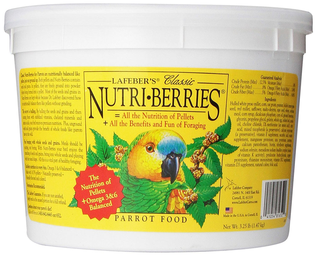 Lafeber Nutri-Berries Tropical Fruit Macaw 3lb