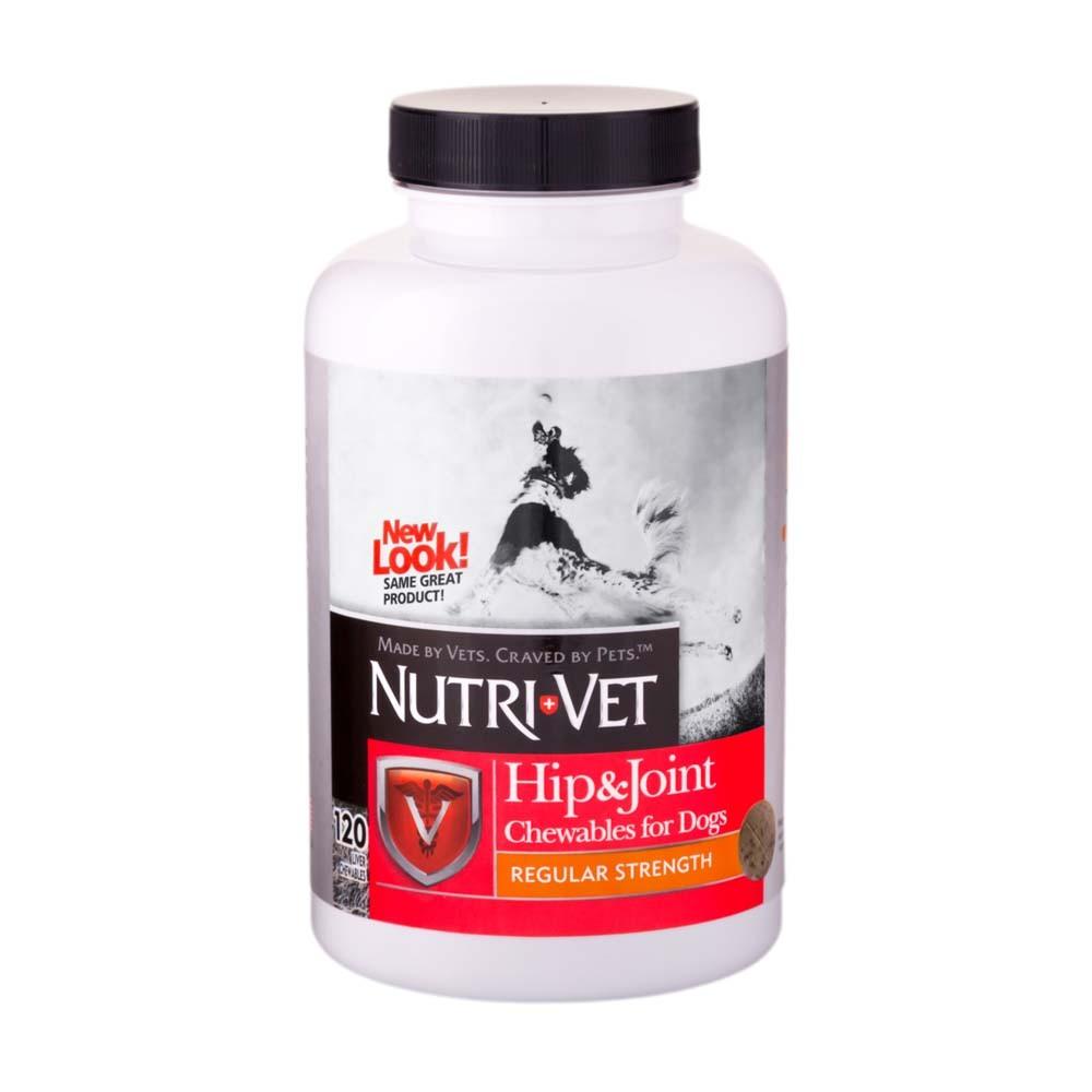 Nutri-Vet Hip & Joint Early Care Liver Chewables 120ct