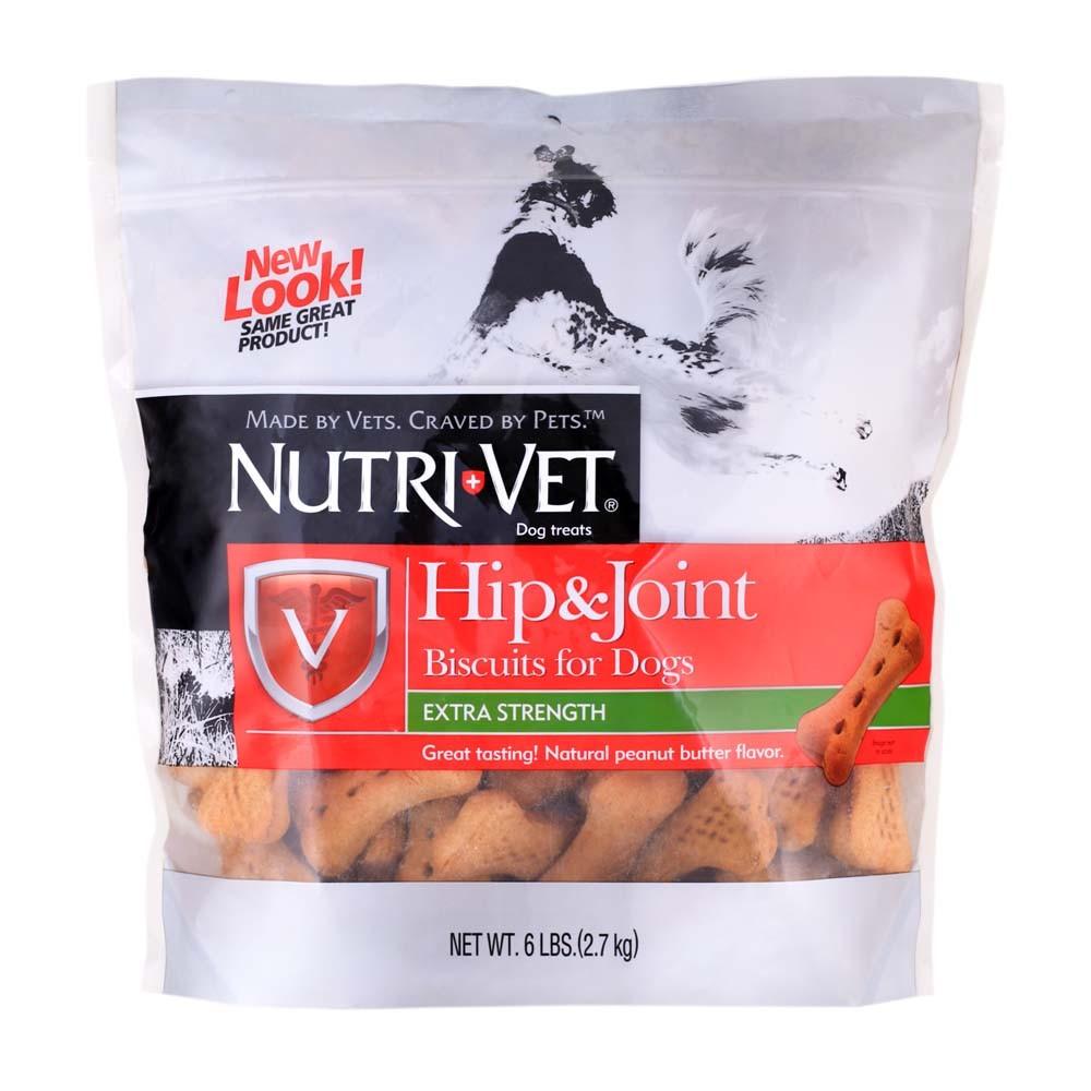 Nutri-Vet Hip & Joint Peanut Butter Wafers Large Dogs 6lb