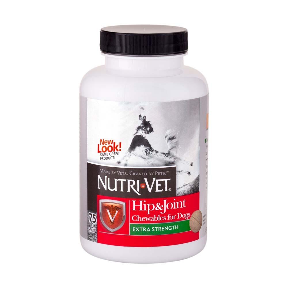 Nutri-Vet Hip & Joint Plus Liver Chewables 75ct