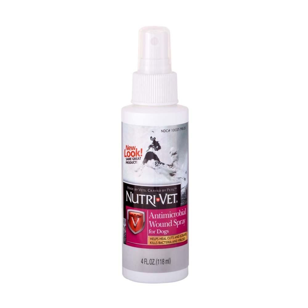 Nutri-Vet Antimicrobial Wound Spray for Dogs 4oz