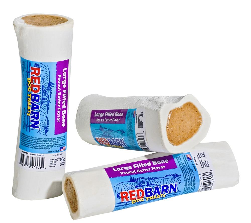 Redbarn Filled Bone Peanut Butter Large Individual 1 count