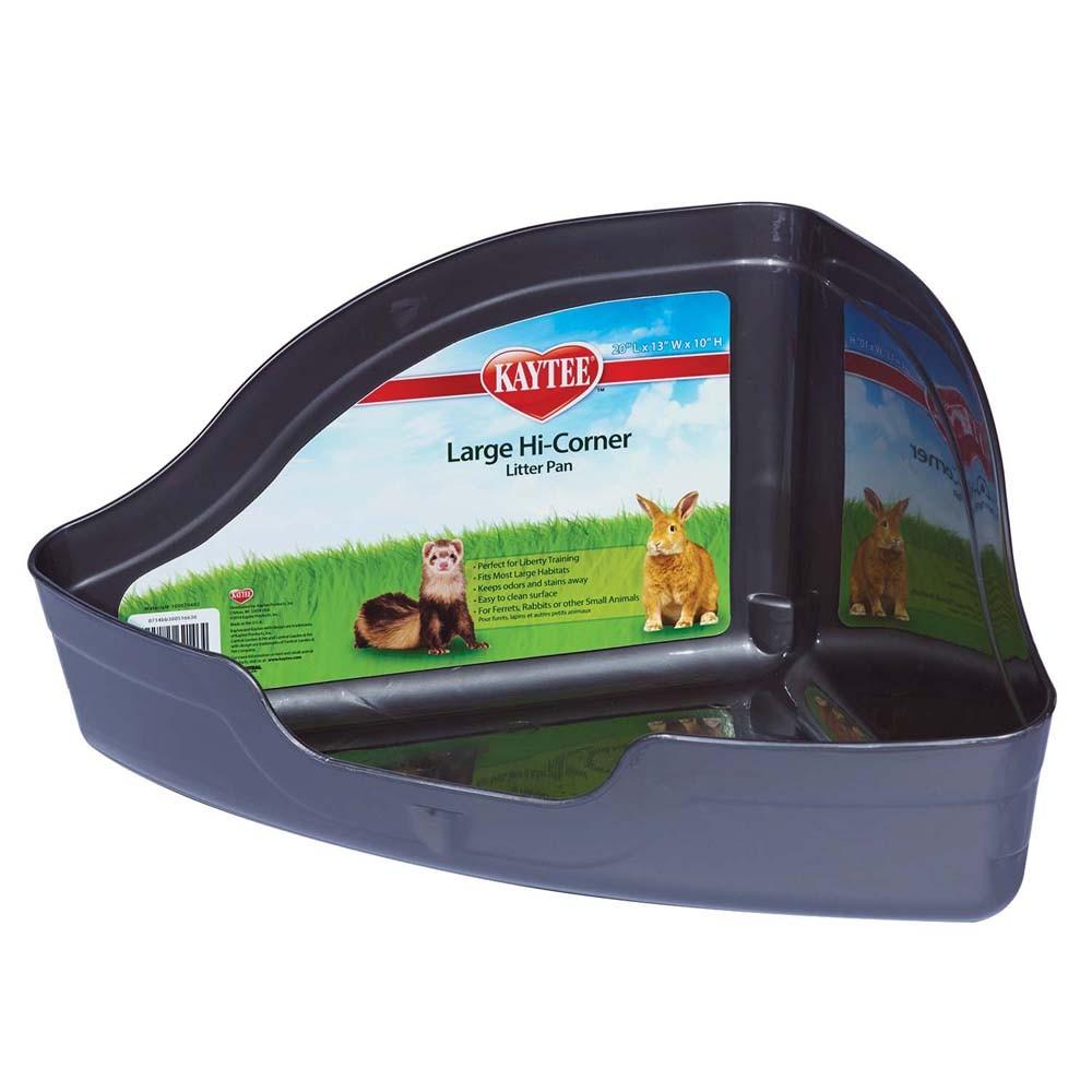 Kaytee Hi-Corner Litter Pan Large