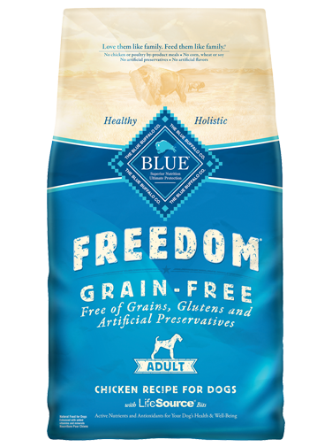 BLUE BUFFALO ADULT DOG FOOD-GRAIN FREE CHICKEN