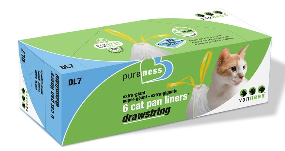 Van Ness Drawstring Cat Pan Liner Extra-Giant