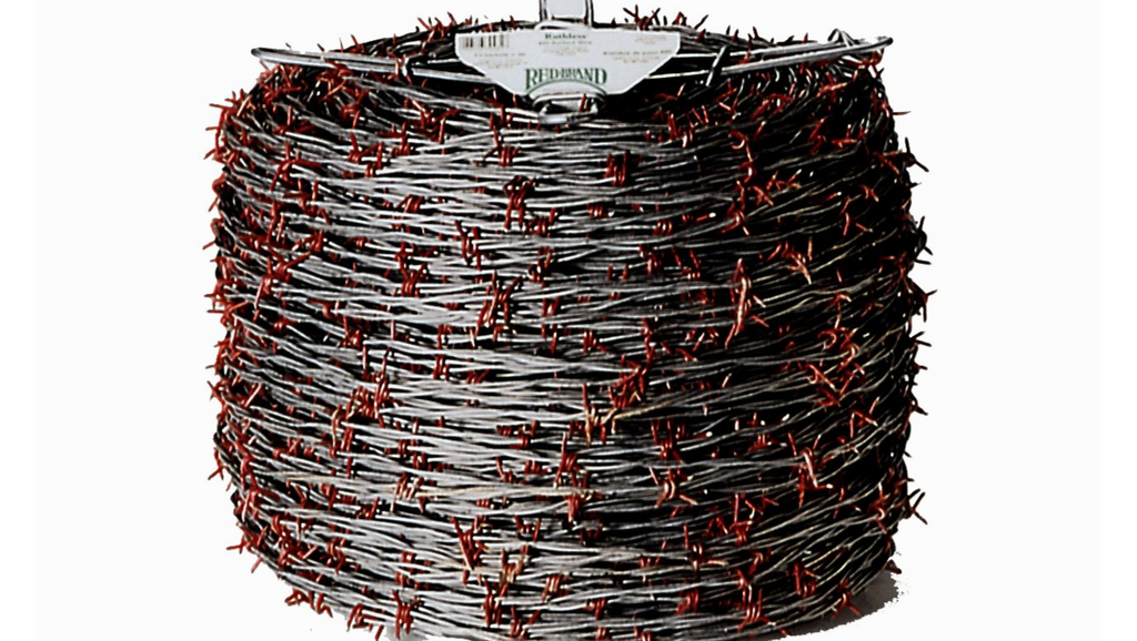 Red Brand 12.5GA RUTHLESS BARBED WIRE 4 POINT 1320 FT