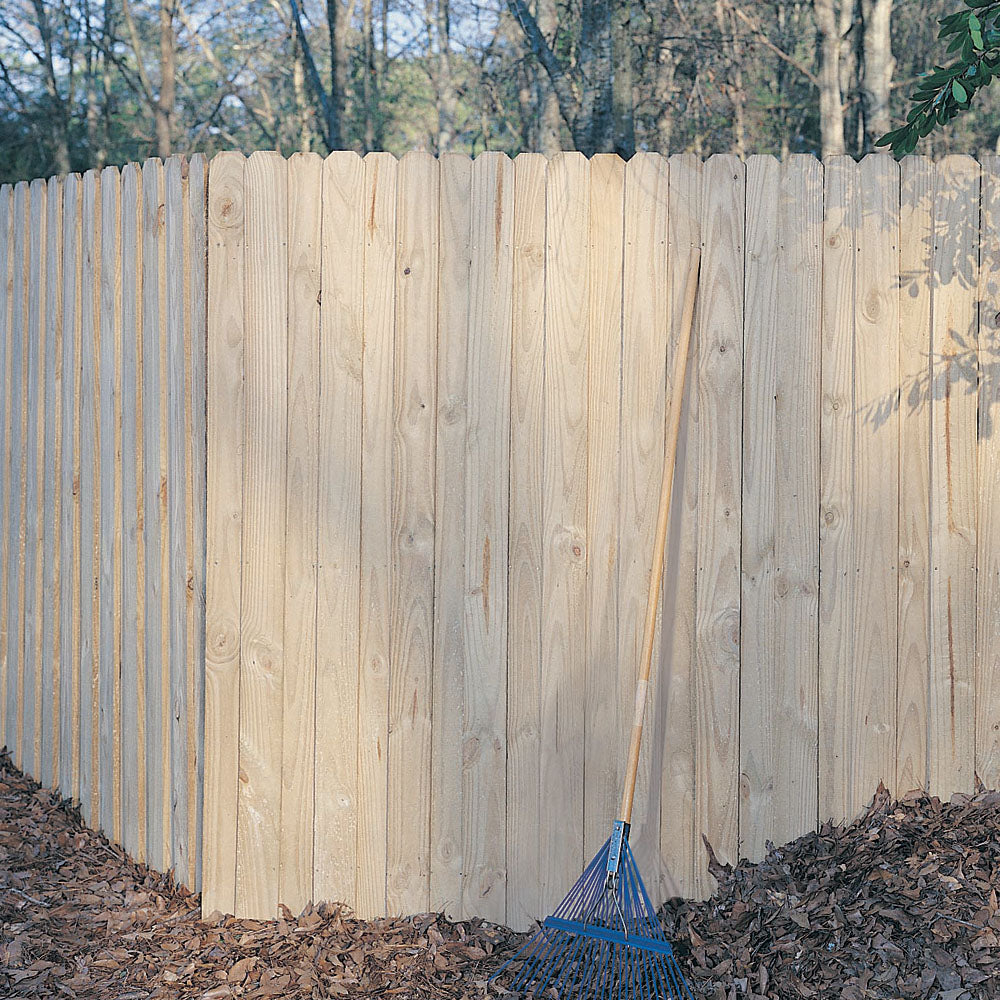 Board on board panel, wood fence