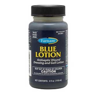 Blue Lotion Antiseptic Wound Dressing and Gall Lotion 4 oz
