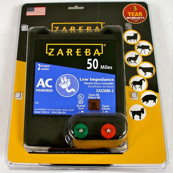Zareba 50 Mile AC Low Impedence Fence Charger