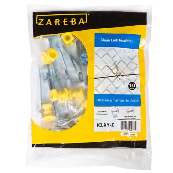 Zareba Chain Link Insulator, yellow