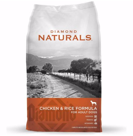 DIAMOND NATURALS CHICKEN & RICE DRY FOOD FOR ADULT DOGS