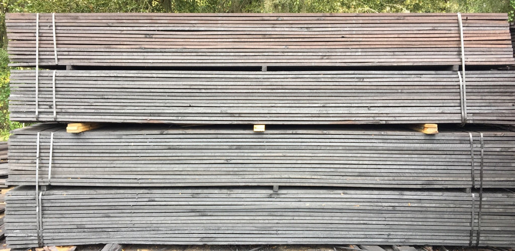 1 x 6 x 16 CREOSOTE FENCE BOARDS, PRESSURE TREATED, FENCING